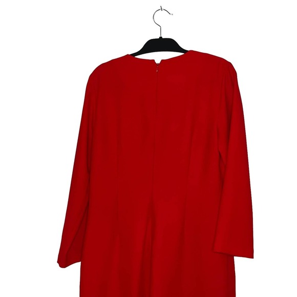 Banana Republic Size 12 Valentines Holiday Formal Romantic Ruffle Midi Dress - Picture 5 of 11